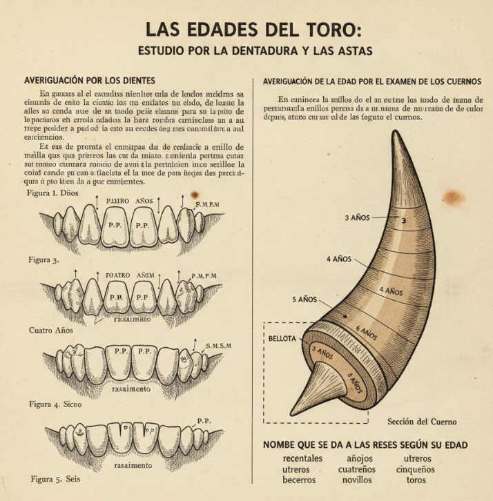 Edades de los toros de lidia