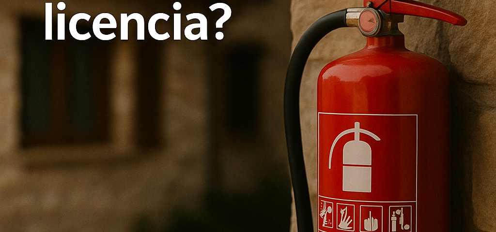 ¿Están las casas rurales obligadas a instalar extintores para obtener su licencia