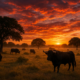 Atardeceres bravos: visitas a ganaderías toros en La Capitana al caer el sol